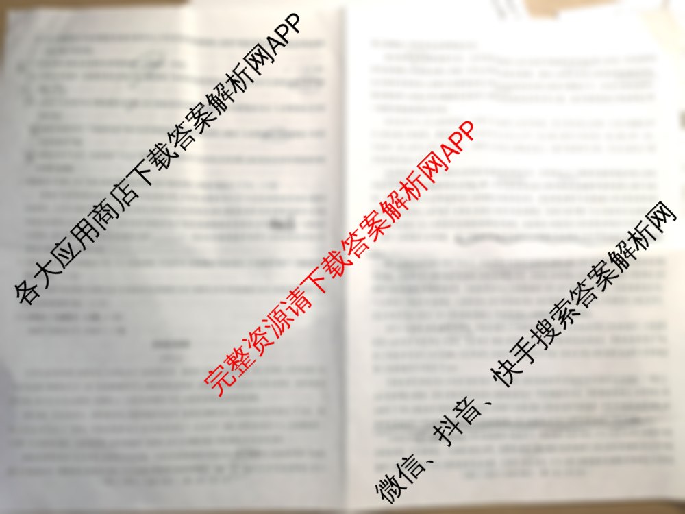 黄冈八模2026届高三大练(四)4: 含化学(S)、历史(S)、地理(HN)试卷解析语文试题