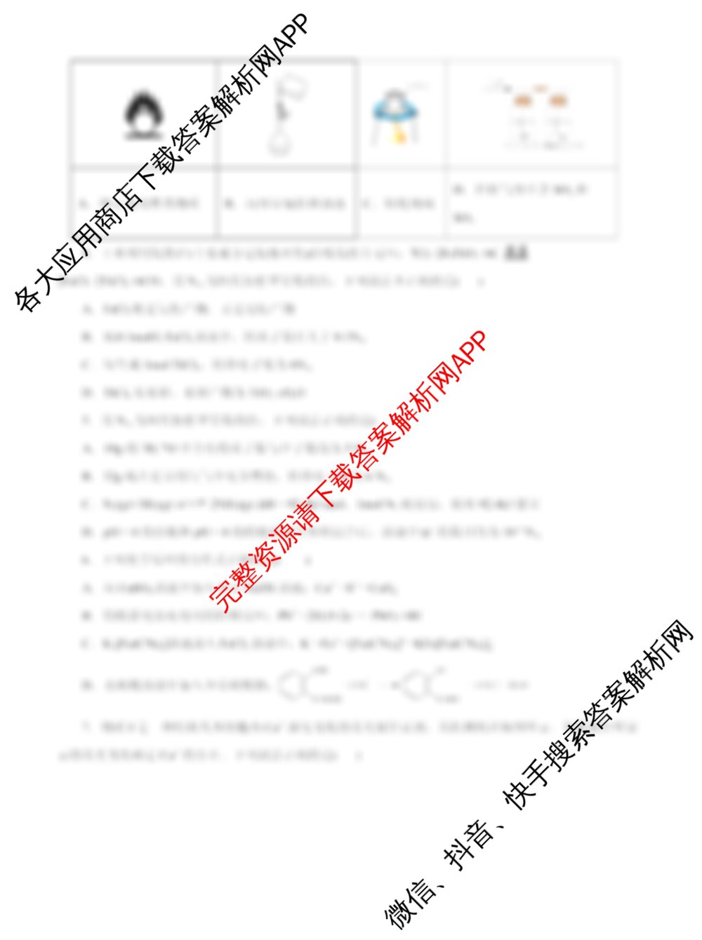 2025年1月高三“八省联考”考前猜想卷各科答案及试卷（9科全）化学试题