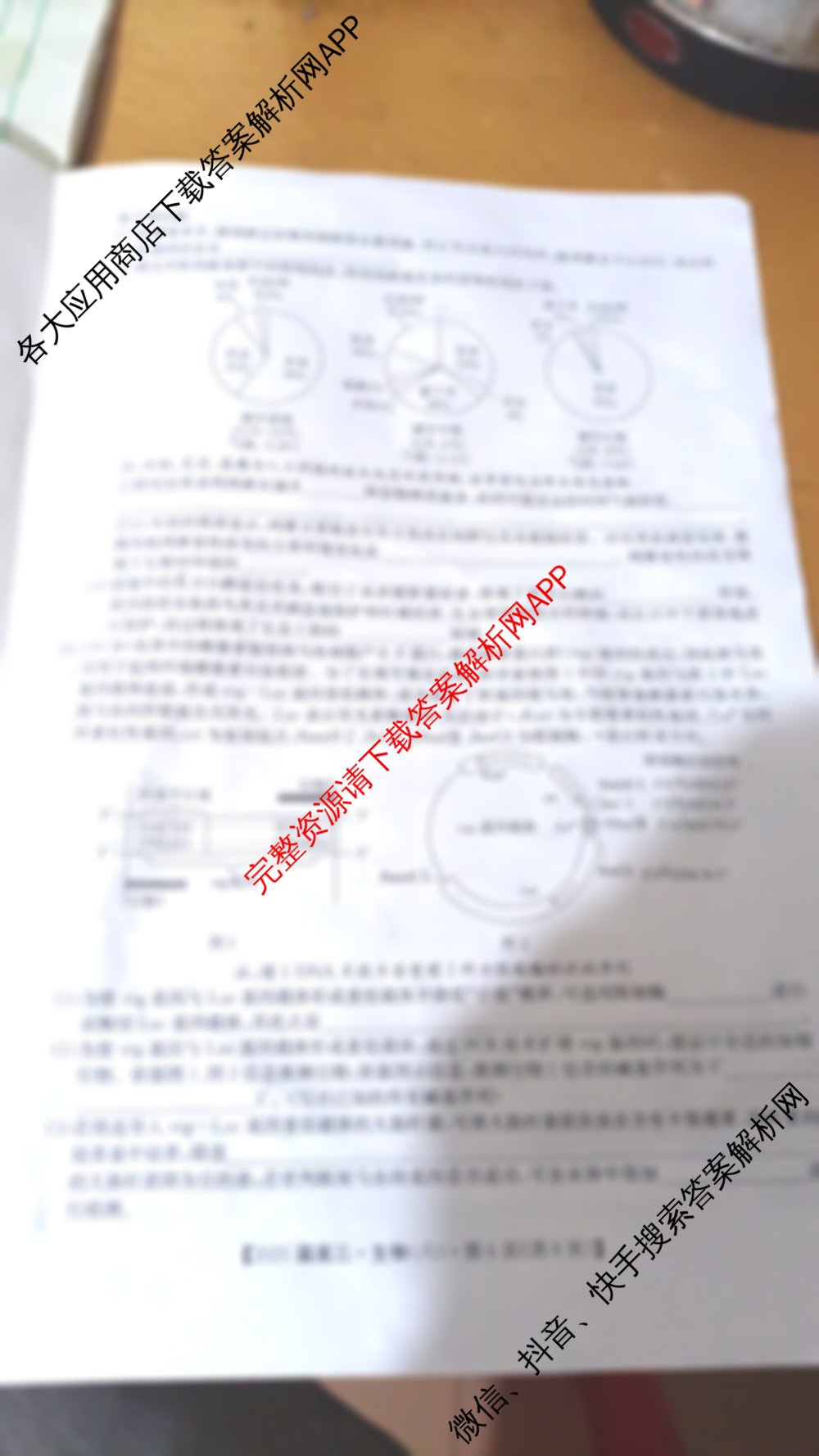 2025届北京专家卷高考仿真模拟(六)6试卷及答案汇总（9科全）生物试题