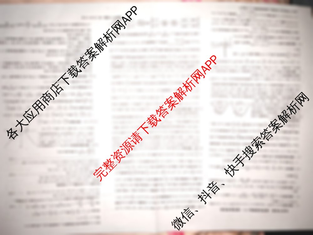 2025届北京专家卷高考仿真模拟(六)6试卷及答案汇总（含化学 数学 物理等）数学答案