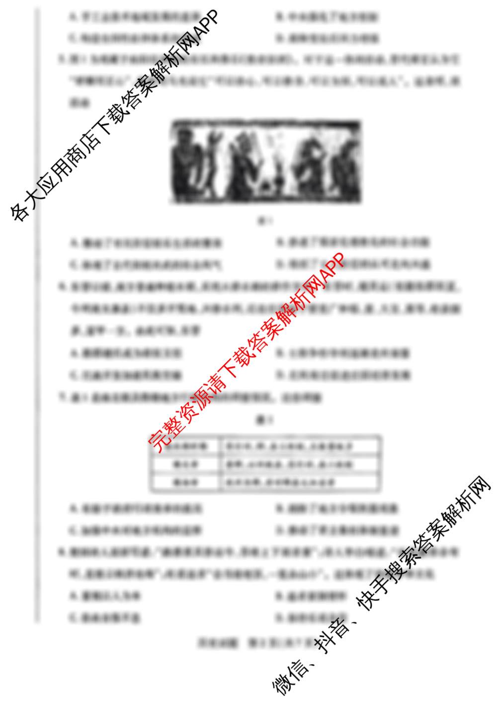 天一大联考2024-2025学年(下)南阳六校高二年级期中考试(含地理、化学、语文等)历史试题 天一大联考2024-2025学年(下)南阳六校高二年级期中考试(含地理、化学、语文等)历史试题