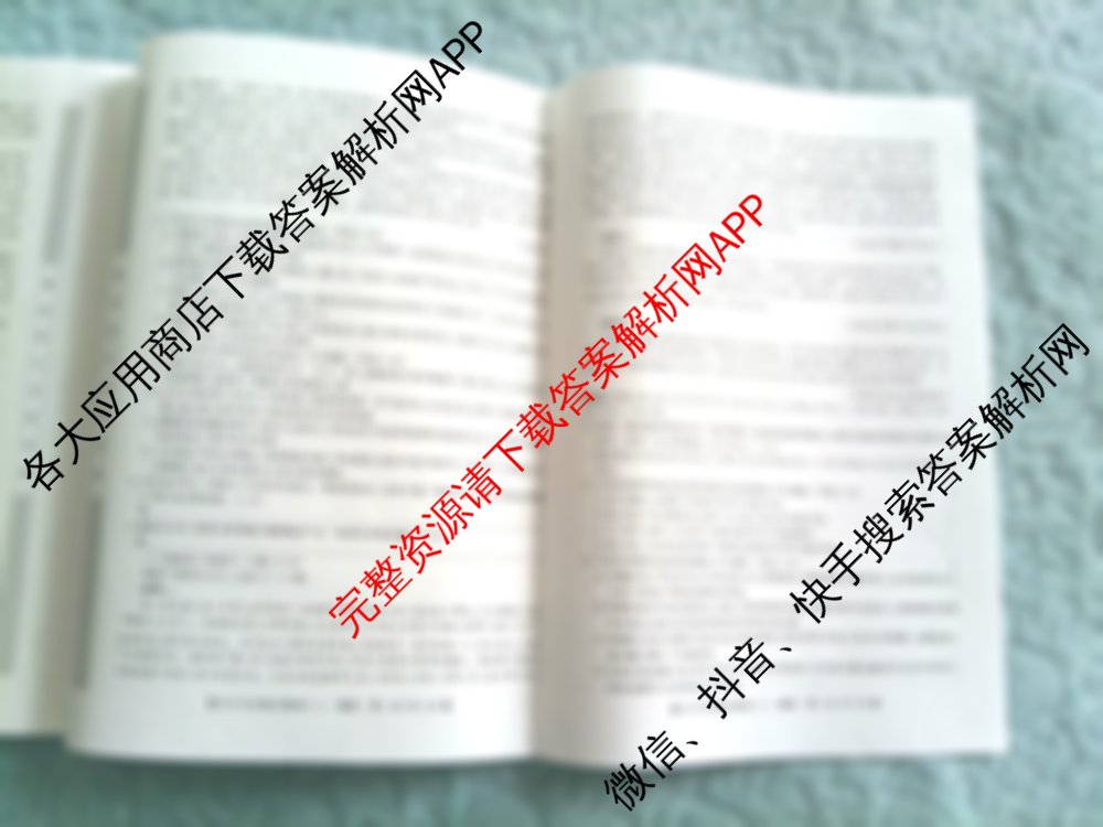 2026年全国高考冲刺压轴卷(二)2试卷及答案汇总（含政治(湖北) 政治(四川) 历史(B1)等68份）语文试题