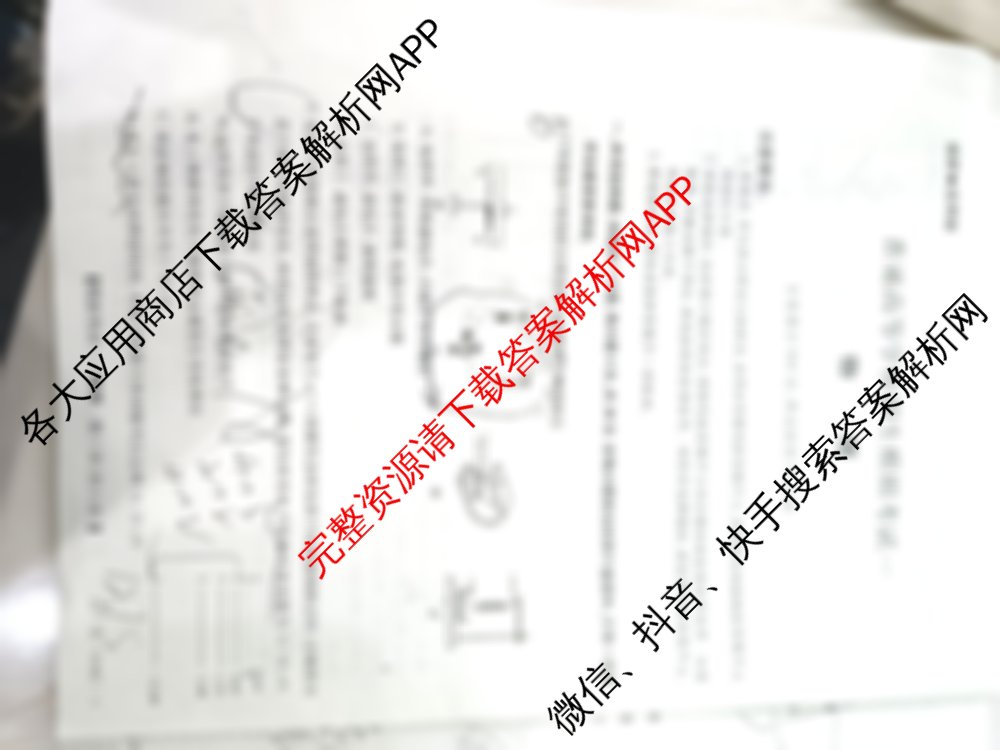 2025届普通高等学校招生模拟考试一(25-X-008C-1)各科答案及试卷: 含历史 生物 英语试卷解析物理试题