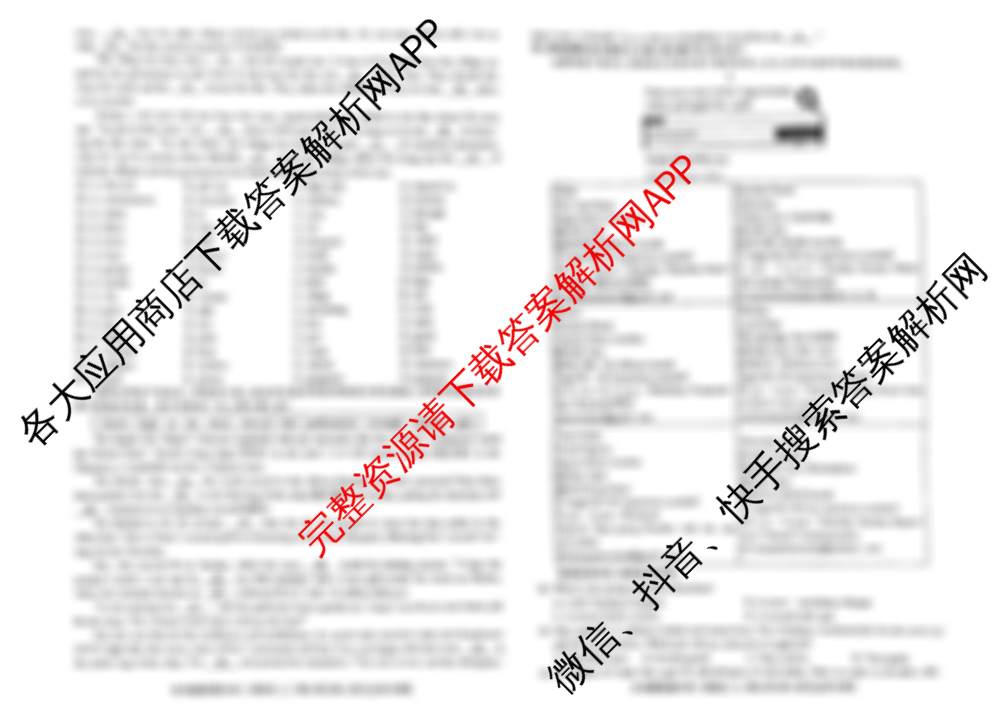 江西省2025年初中学业水平考试模拟卷(二)[BC][J区专用]: 含语文 英语 历史试卷解析英语试题