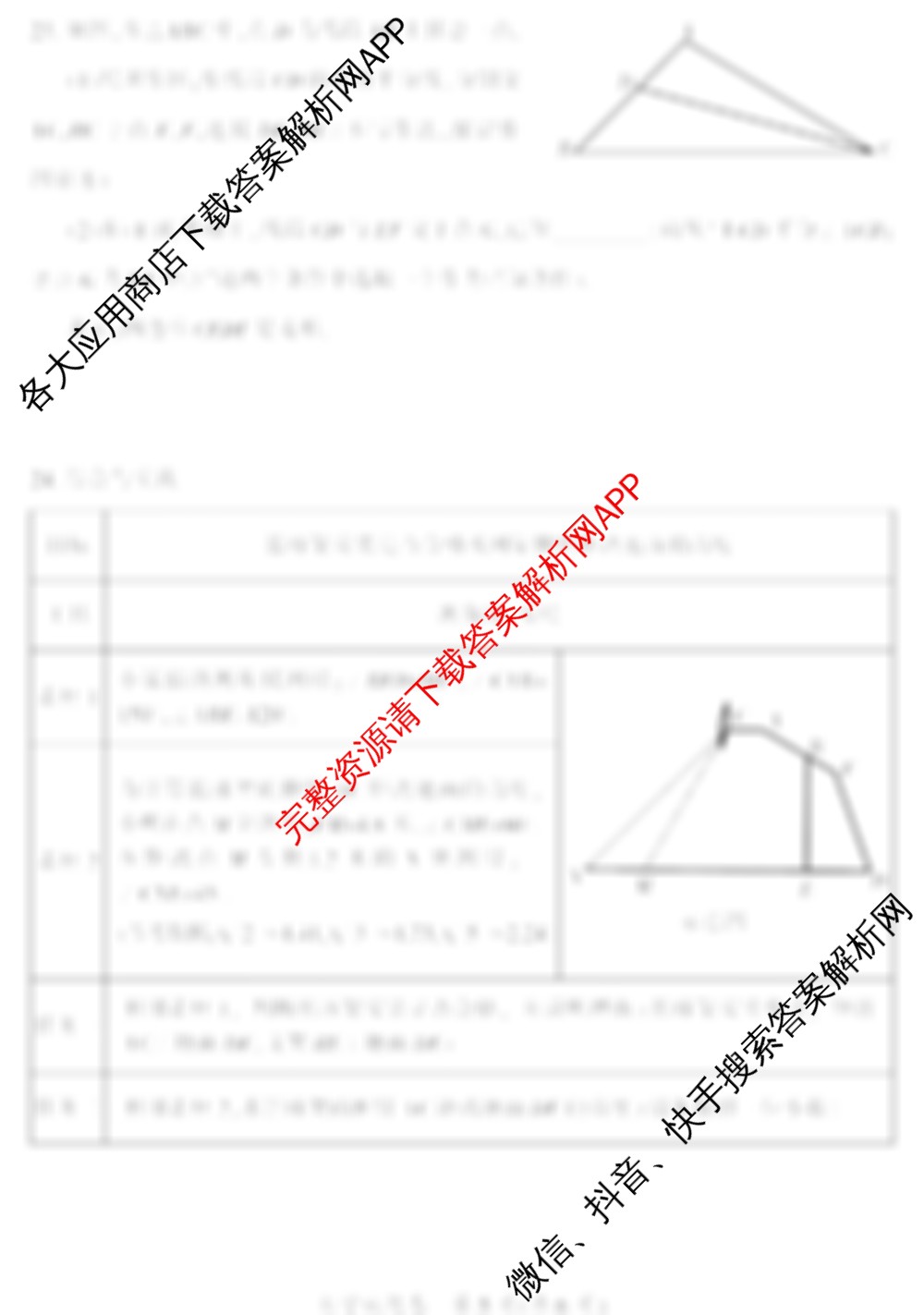 湖南省郴州市2025年初中学业水平考试第二次监测（7科全）数学试题