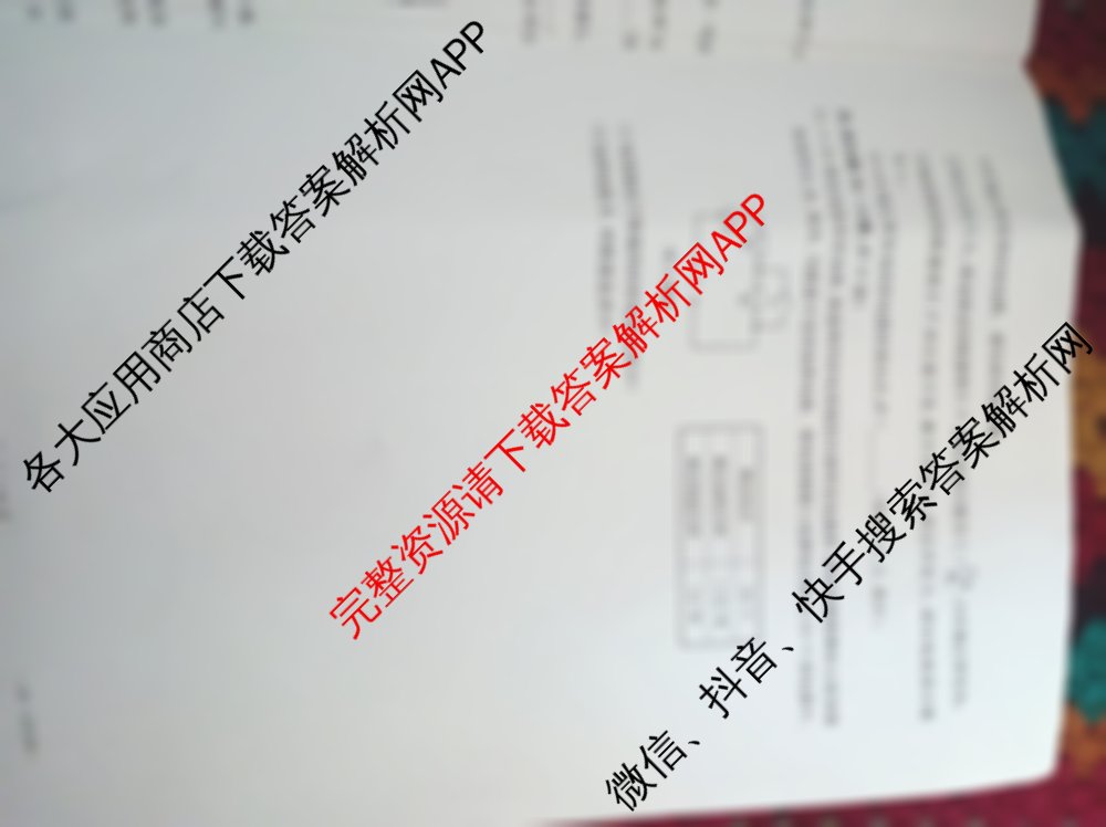 陕西省2024-2025九年级综合模拟卷(CZ128c)（7科全）物理试题