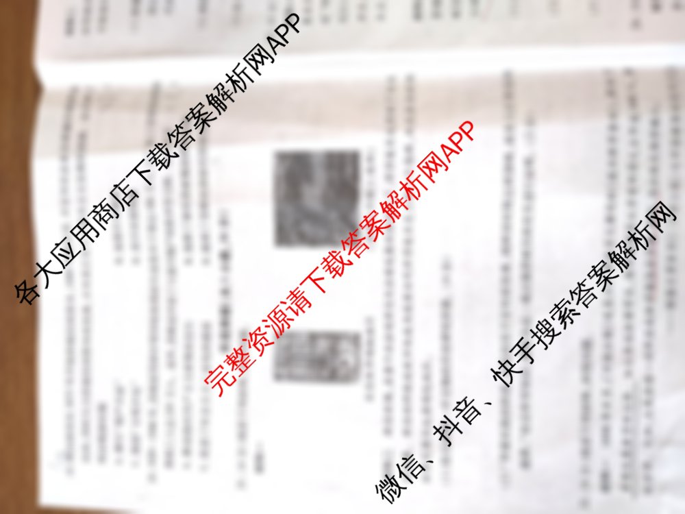 2025年河南省普通高中招生考试名师押题卷(B)（7科全）历史试题