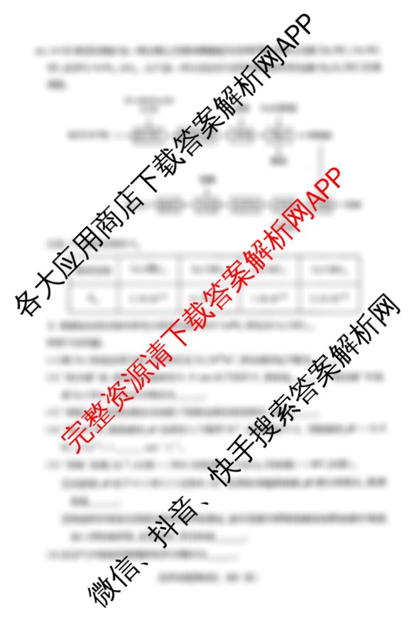 山西省临汾市高三年级2025-2026学年度第一学期期末考试(2月)（含化学 地理 英语等9份）化学试题