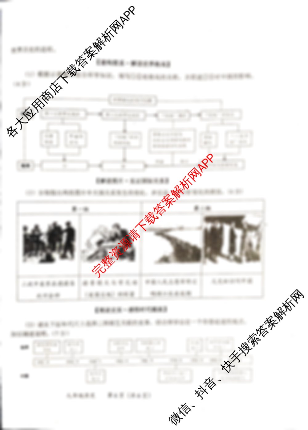 山西省定县2025年中考适应性训练试题(6月)试卷及答案汇总（含化学、物理、语文等7份）历史试题