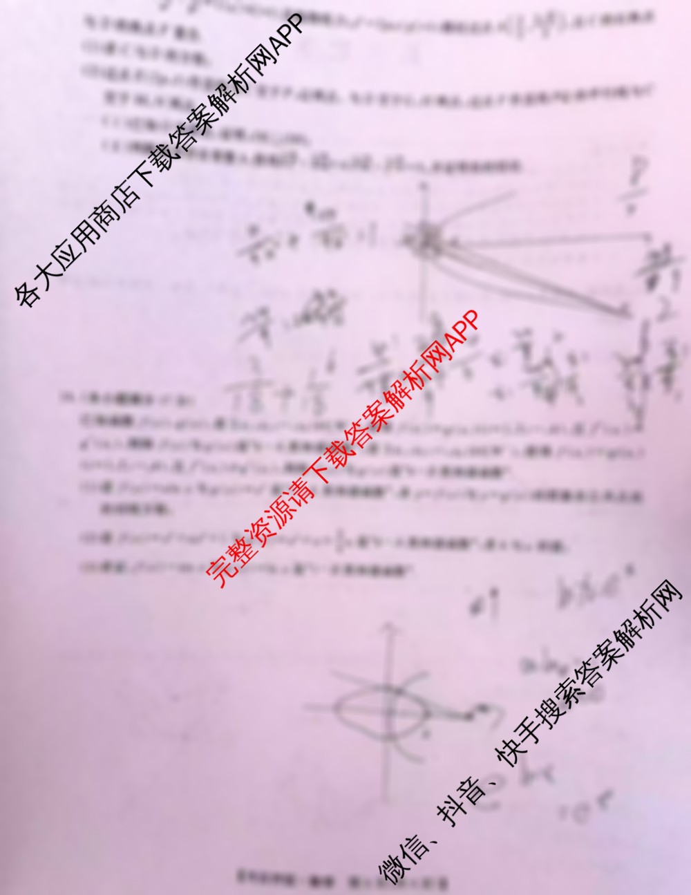 九师联盟2025届高三5月考前冲刺(一)各科答案及试卷: 含政治、物理(L)、物理(M)试卷解析数学试题