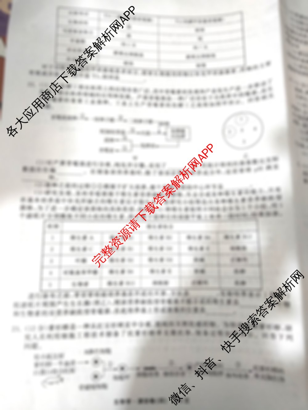 衡中同卷2025-2026学年度高三复滚动卷(四)4试卷及答案汇总（含政治、生物、英语(B)等）生物试题