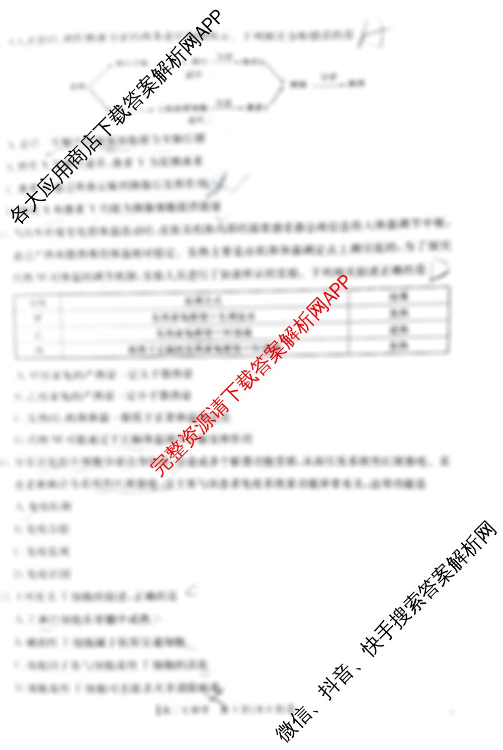 陕西省2025-2026学年高二考试(11.12)各科答案及试卷（12科全）生物试题