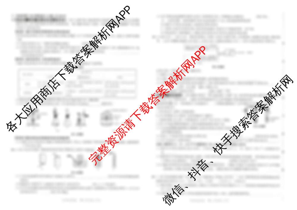 2025安徽中考原创仿真卷 1号卷中考智高点夺魁卷(试题卷)试卷及答案汇总（含化学 道德与法治 物理等7份）化学试题
