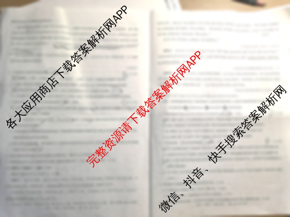黄冈八模2026届高三大练(四)4: 含化学(S)、历史(S)、地理(HN)试卷解析语文试题