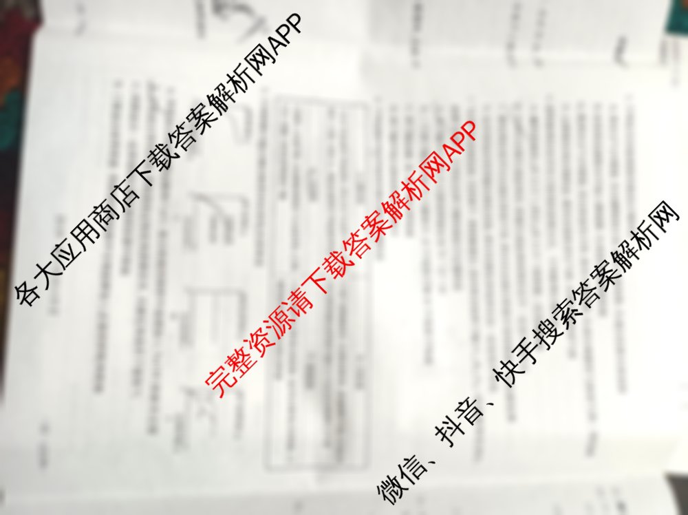 陕西省2024-2025九年级综合模拟卷(CZ128c)（7科全）化学试题